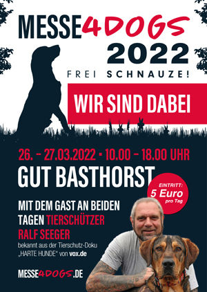 Messe4Dogs 2022 auf Gut Basthorst - wir sind dabei