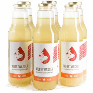 Slups Wurstwasser® Hundegetränk Huhn 6 x 750 ml