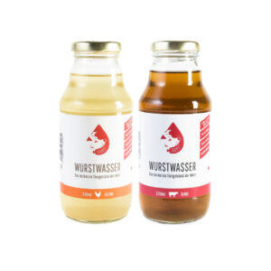 Slups Wurstwasser® Hundegetränk Huhn Rind je 3 x 330 ml