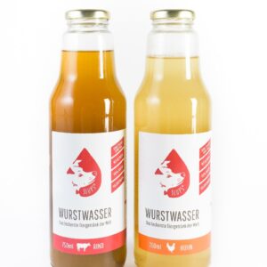 Slups Wurstwasser® Hundegetränk Huhn Rind je 3 x 750 ml