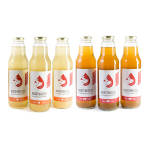 Slups Wurstwasser® Hundegetränk Huhn Rind je 3 x 750 ml